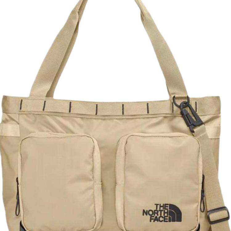 The North Face 25л Минималистичная Модная Сумка-Тоут с Логотипом Женские Сумки-Тоут Светло-Коричневая NF0A81BM4D5