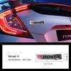 Car Body Aluminum Stickers Auto Logo Decorate Decals For Honda Civic Fit Jazz Accord Pilot CRV Odyssey Passport City Shuttle HRV ajj256