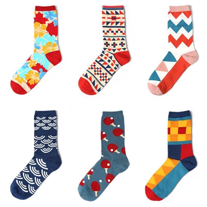 Happy Socks мужские женские повседневные носки для платья разноцветные чулочно-носочные изделия