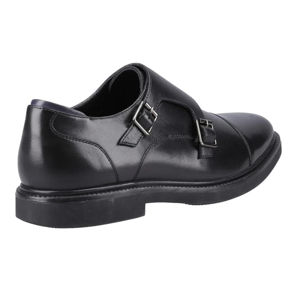 Hush Puppies Mens Kane Monk Leather Loafers