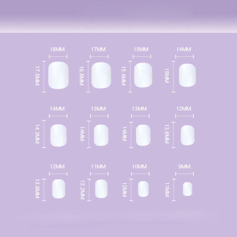 24pcs Detachable Fake Nials Press On Nails Pink Glitter Gold Edge False Nails French Short Square