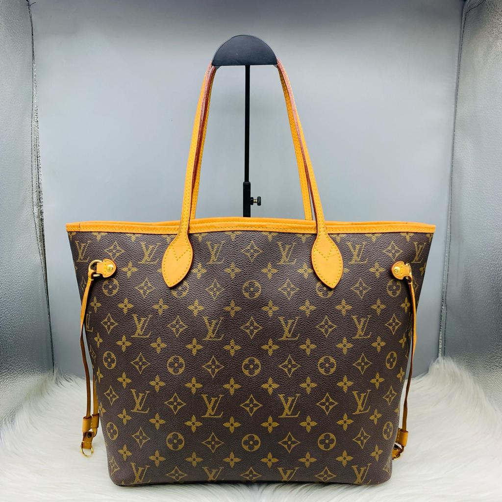 [Pre-Owned] Louis Vuitton Neverfull MM 'Beige/Brown Monogram Canvas' - Very Good #Z9D5Z9