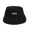 Autumn and Winter Hat Lamb Wool Fisherman Hat Women's Japanese Versatile New Winter Outdoor Warm Lamb Wool Letter Basin Hat