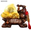 Shoutao Ornaments Birthday Gifts for the Elderly Home Decoration Accessories Resin Crafts Simulation Peach Decoration