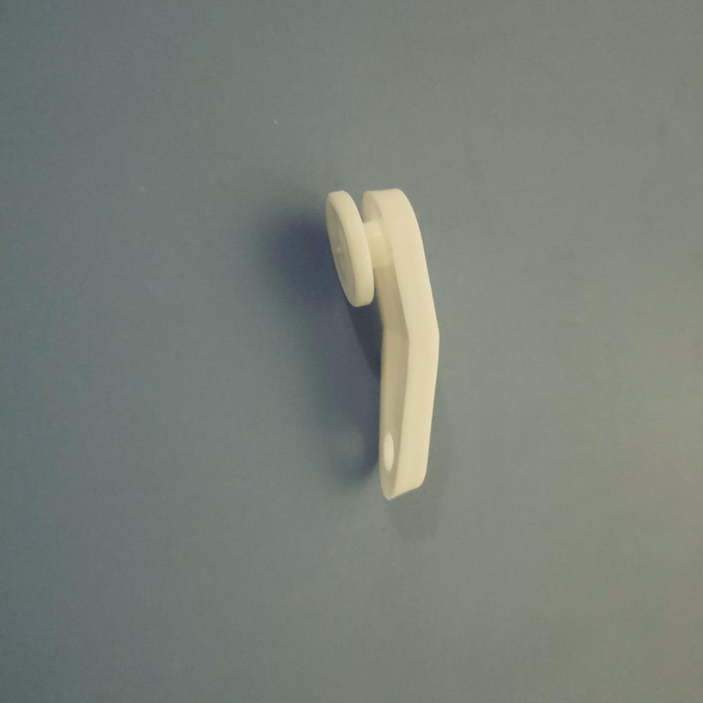 50 Pcs Plastic Curtain Track Clips Durable Drapery Hooks Easy To Use Curtain Accessories  Bedroom
