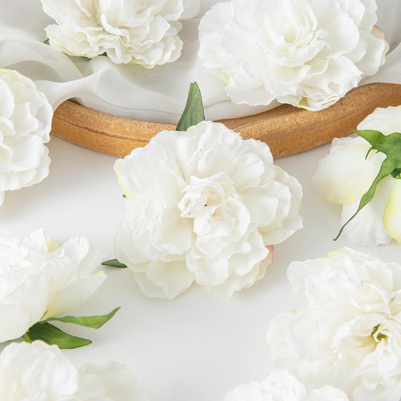 5/10 шт. Искусственно сделанные цветы с обожженными краями и пионами для домашнего досуга, заколки для волос, свадебное украшение одежды, скрапбукинг