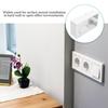 DOITOOL Surface Mount Outlet Box : 5 Pack Plastic Electrical Junction Boxes Electrical Outlet Box Single Gang Low Voltage Surface Mount Backbox -