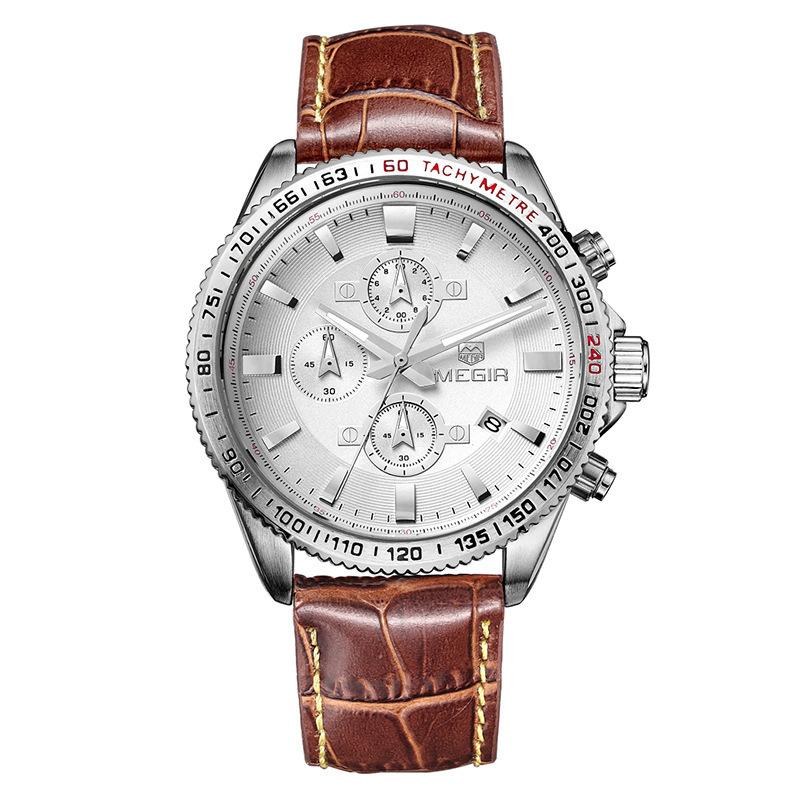 () Men'S Watch Three-Eye Chronograph Waterproof Luminous Sports Watch Watch 3001G