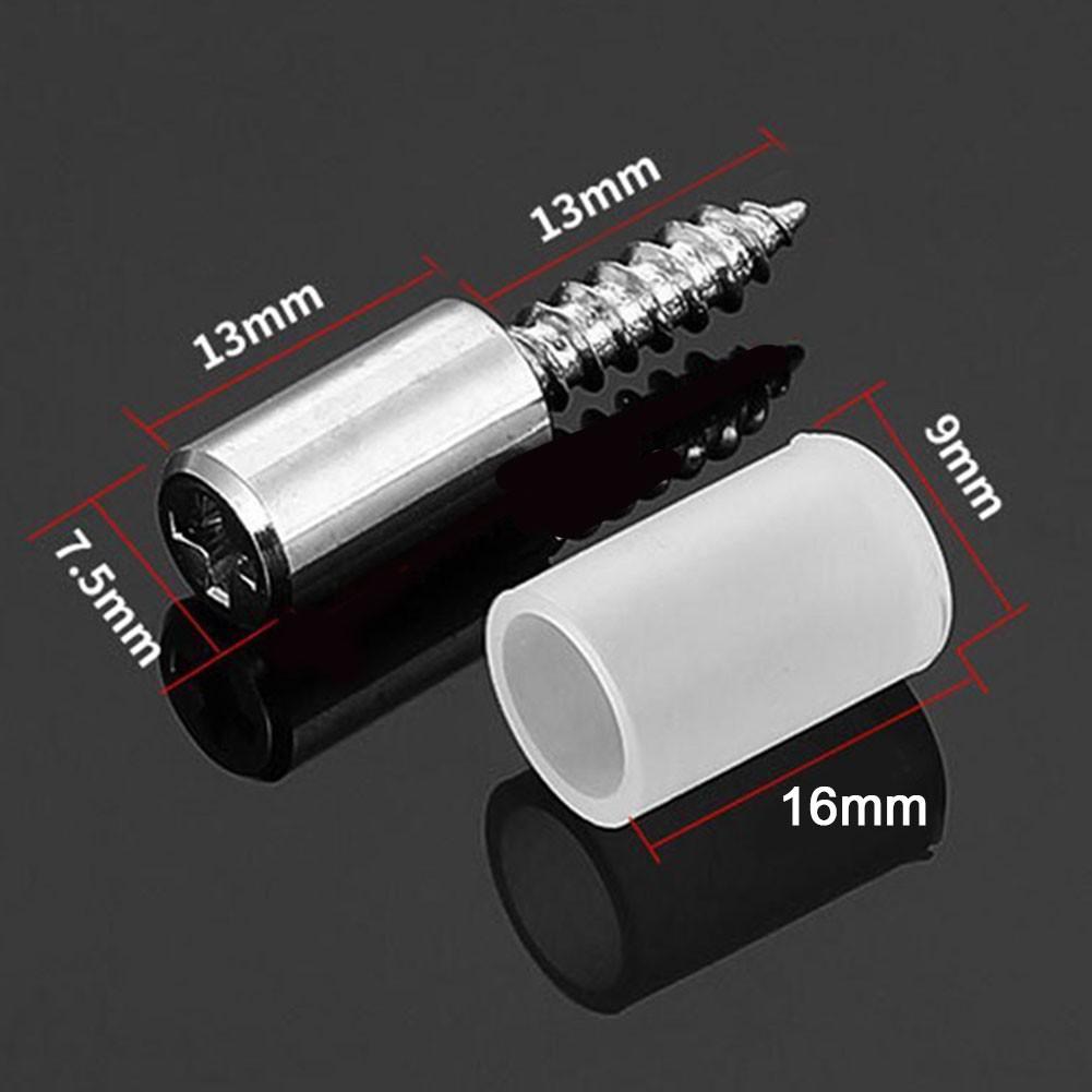 Опорные гвозди 26*7,5 мм, 8/20 шт., кронштейн для гвоздей, встроенный винт