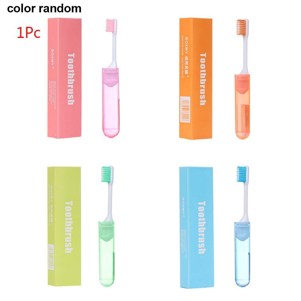 Health Travel Camping Portable Oral Cleaning Business Trip Outdoor Tooth Brush Folding Toothbrush