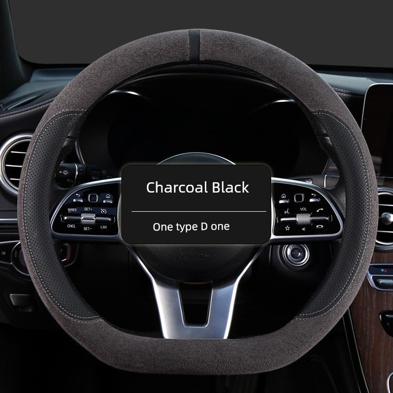 26 New Car Steering Wheel Covers for Men and Women, Universal for All Seasons, Personalized Anti-Slip Trendy Brand Steering Wheel Covers