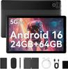 Планшет HiGrace Android 16, расширяемый, 6-дюймовый экран, совместимость с Widevine, Bluetooth, Wi-Fi, аккумулятор 6 дюймов, распознавание лиц, разделенный экран, защита от детей.