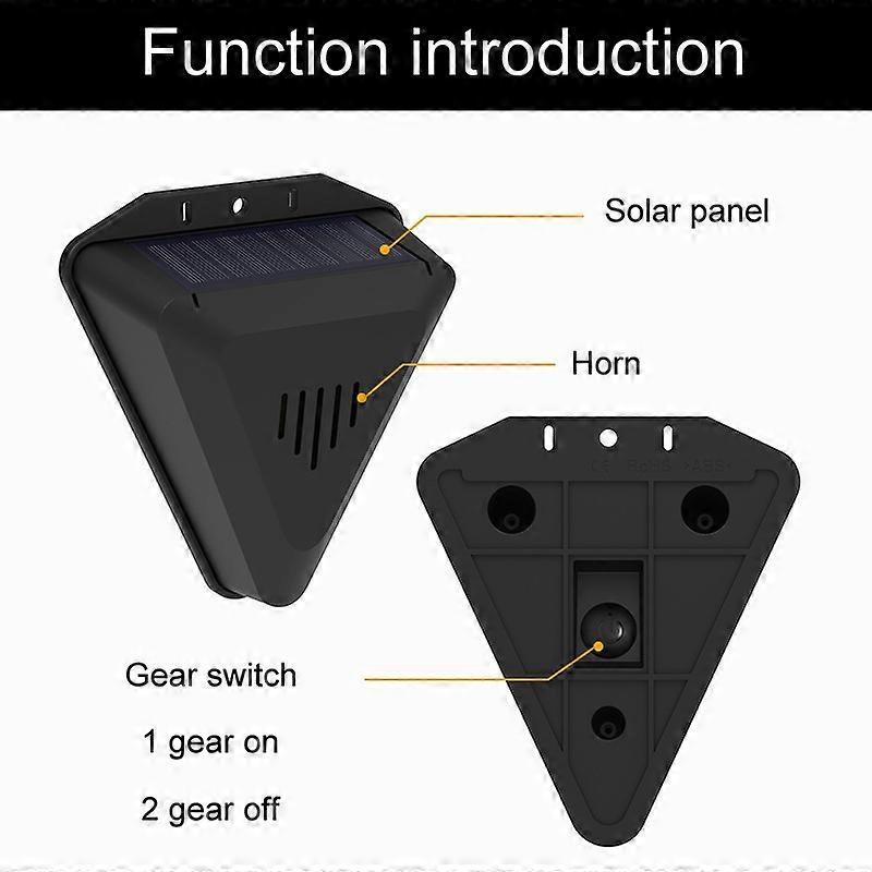 N911Q Solar Bird Repeller Orchard And Fish Pond Animal Repellent