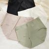 Seamless Ice Silk Women Panty Mid Waist Underwear Hip Lift Briefs Soft and Comfortable Panties