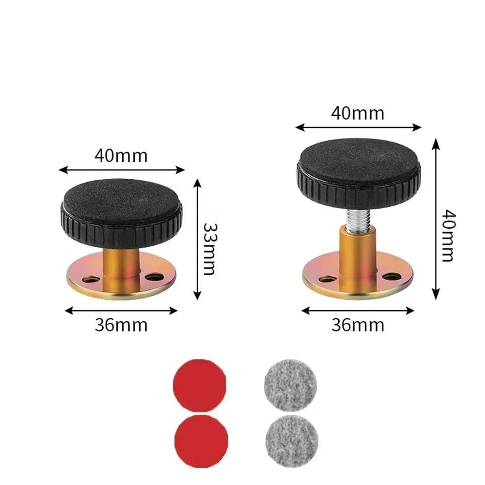 2 шт. Инструмент против шатания каркаса кровати Стопоры изголовья Регулируемые крепежные элементы для поддержки Самоклеящийся стабилизатор изголовья