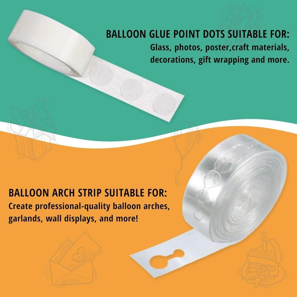 Крепление для клея для воздушных шаров Цепочка из воздушных шаров Крепление к потолку или стене Наклейки на воздушные шары Украшение для дня рождения Свадебное украшение