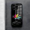 Чехол для телефона Triathlon для IPhone 17 Air 16 E Pro Max 15 14 13 Mini 12 Pro 11 Max Plus Черное стеклянное покрытие