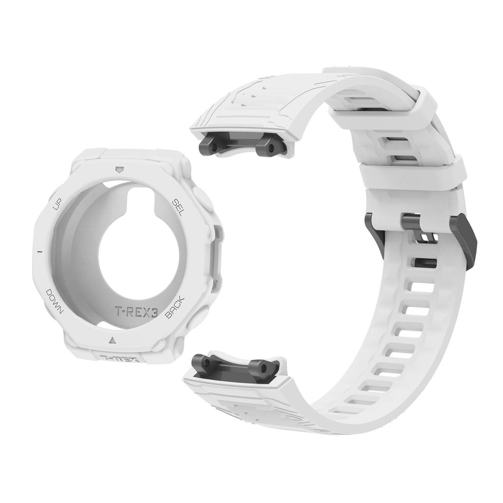 Для Huami Amazfit T-Rex 3 ремешок и корпус часов того же цвета одноцветный регулируемый ремешок + украшение в виде ракушки