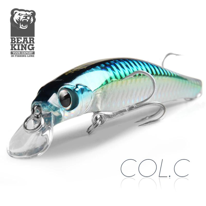 BEARKING 10,5 см 16 г 8 см 8,5 г хорошие рыболовные снасти блестящие тонущие приманки Minnow Crank система с фиксированным весом воблер приманка Isca искусственная