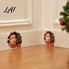 Warm Home Christmas Wall Ornaments Mouse Hole Sticker Decal Self Adhesive Art for Kids Cute Mice Sticker Living Room Bedroom Nursery Decor Removable