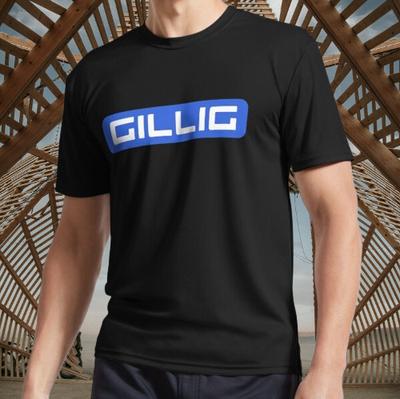 Активная футболка с логотипом Gillig Смешной Размер от S до 5XL