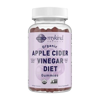 Mykind Organics Органические диетические жевательные конфеты с яблочным уксусом, 63 веганских жевательных конфеты