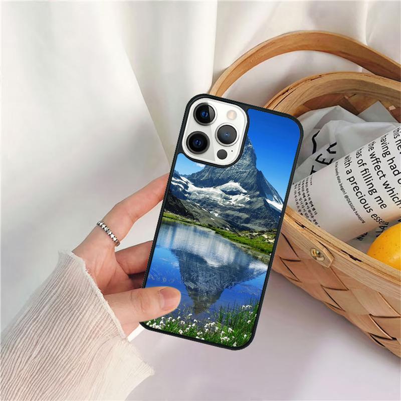 Аниме Природный Пейзаж Чехол для Телефона Для iPhone 17 Air 16 15 14 11 12 13 Pro MAX Plus coque Чехол Оболочка