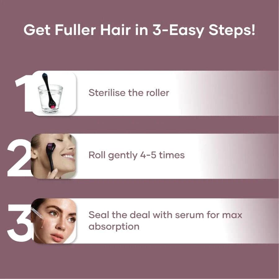 540 Титановая микроигла для шрамов, дермы, бороды, восстановления выпадения волос, 1,0 мм