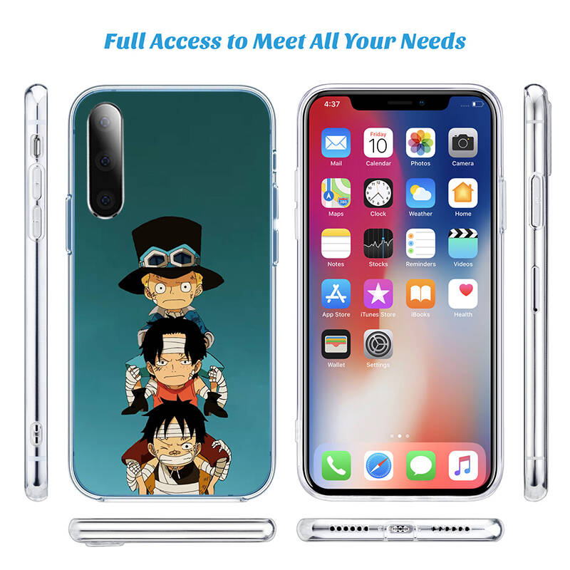 One Piece Luffy ACE Sabo Phone Case for Motorola G14 G15 G24 G30 G31 G32 G34 G41 G42 G51 G52 G50 G60S G60 G62 G72 G71 G73 G84 G85 G200 E32