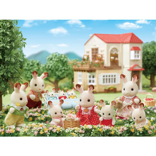 Кукла Sylvanian Families [Chocolat Rabbit Family] FS-46 ST Mark Сертификация Возраст 3+ Игрушка Кукольный домик Sylvanian Families EPOCH
