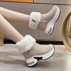 Модные зимние сапоги женские 2024, зимние корейские короткие ботинки-трубы Botas Mujer для отдыха Tênis, теплые утепленные хлопковые сапоги Zapatos Para Mujeres 43