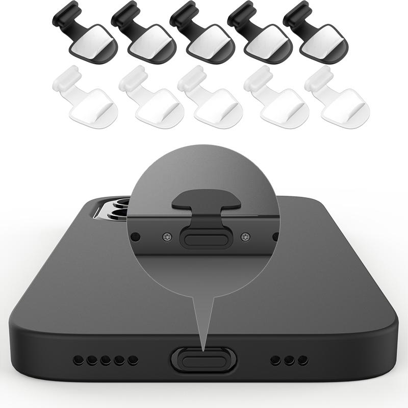 2/4/6 шт. Защитная заглушка от пыли для зарядного порта USB Type-C, силиконовая крышка для защиты зарядного порта телефона для iPhone 14 Xiaomi Samsung