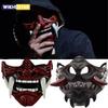 Halloween Japanese Samurai Ghost Devil Mask Halloween Devil Warrior Role Playing Horror Devil Warrior Prajna Killer Thick Mask