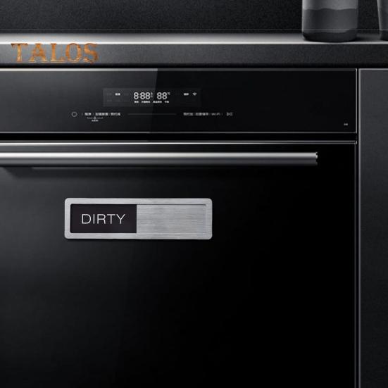 Clean Dirty Dishwasher Magnet Easy-to-Slide Strong Magnet Sign Kitchen Clean Dirty Sign for Home Restaurants Dishwasher
