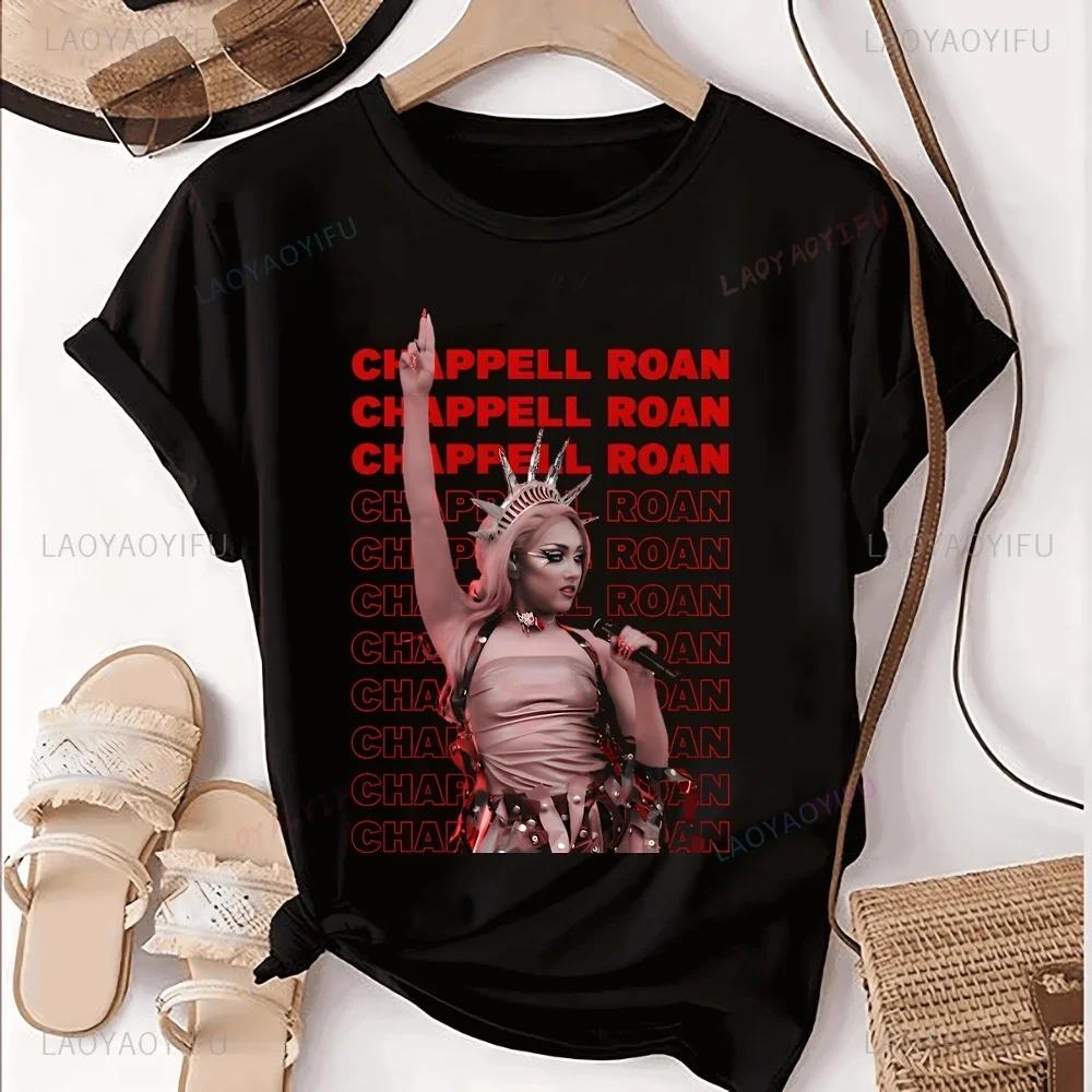 Уличная одежда Chappell Roan Западная Принцесса Принт Футболка Chappell Roan Тренд Унисекс Рубашка Графи