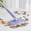 Automatic Cloth Clamp Mop with Rag 360 Degree Rotating Extended Mop Dry/Wet Dual-Purpose Household Cleaning Mop