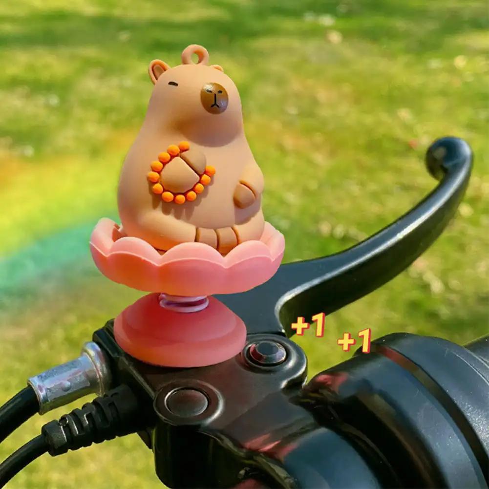 Resin Miniature Capybara Figurines Multicolor DIY Cartoon Capybara Statue Accessories Car Ornament Mini Animals Figurine