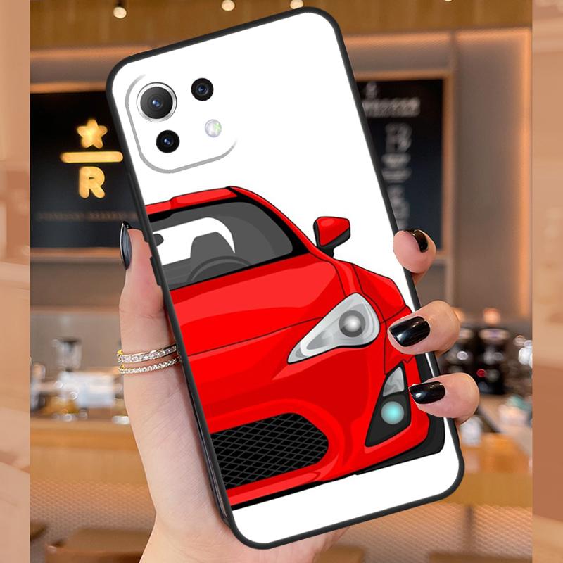 Cartoon car JDM Case For Xiaomi 14 15 Ultra 13T 14T 15T Pro 17 Pro Max POCO X7 X5 X6 F5 F6 F7 F8 Pro Cover