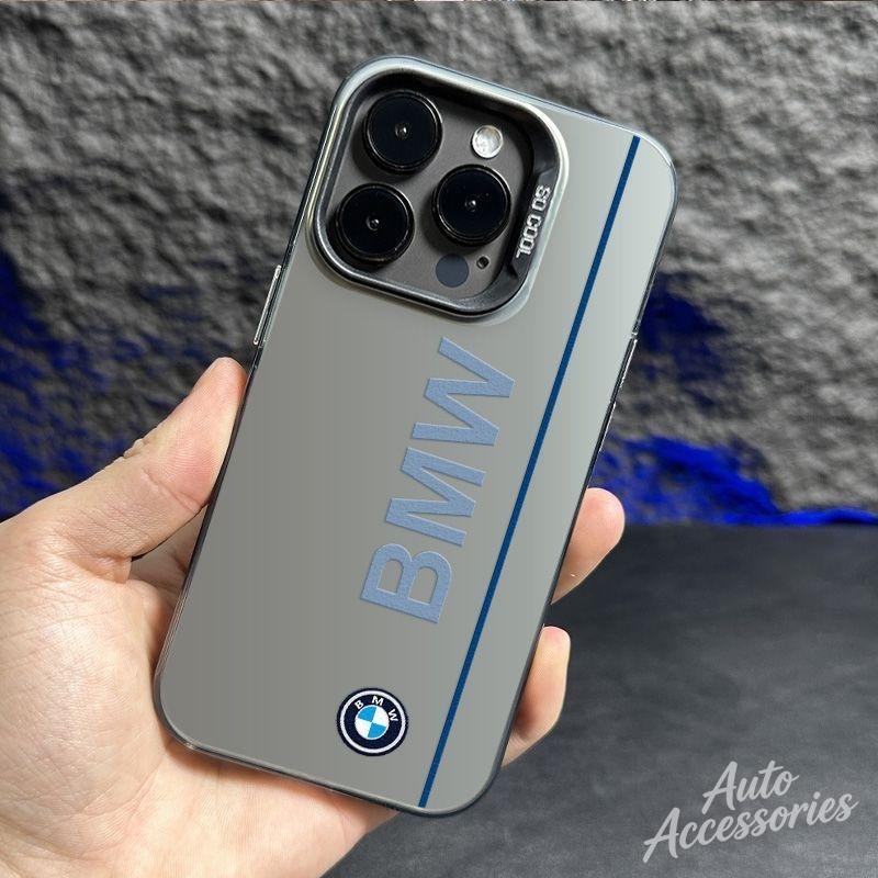 JYPK6 Multi-color Optional Phone Case Trendy Shell For IPhone 15 14 13 12 11 Pro Max For BMW Shockproof Phone Protective Cover Sticker