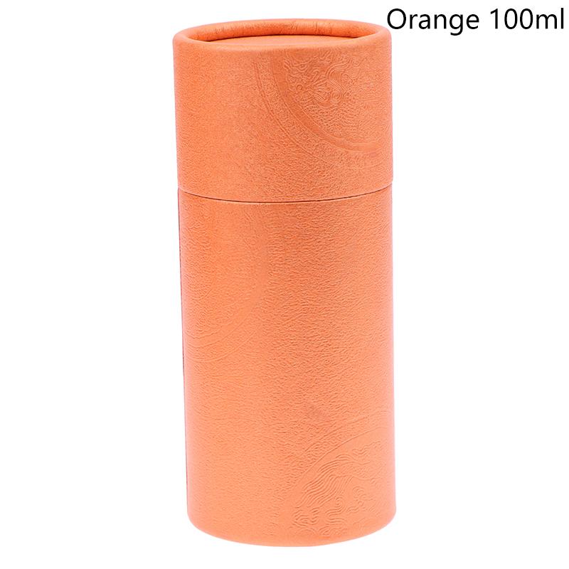 Круглая картонная подарочная коробка Упаковка для флаконов косметических эфирных масел Упаковка для помады Упаковка для духов Коробки из крафт-бумаги