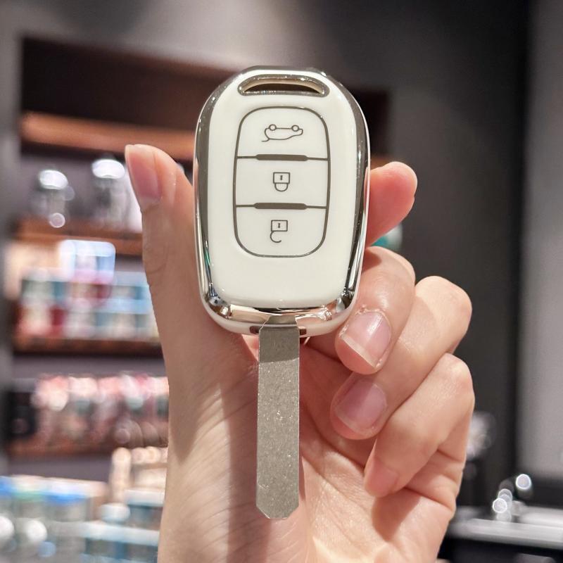 Чехол для дистанционного ключа из ТПУ для Renault Kwid Traffic Symbol Dacia Sandero Logan Duster 2016 2017 2018, чехол-брелок