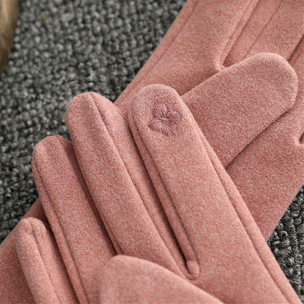 Touch Screen Warm Gloves Thickened Cycling Driving Gloves Daily Mittens  Men Women