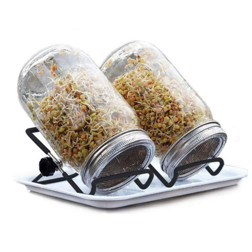 Кухонный проращиватель семян с широким горлом, 16/32 унции, банки Мейсона для проращивания с сетчатыми крышками