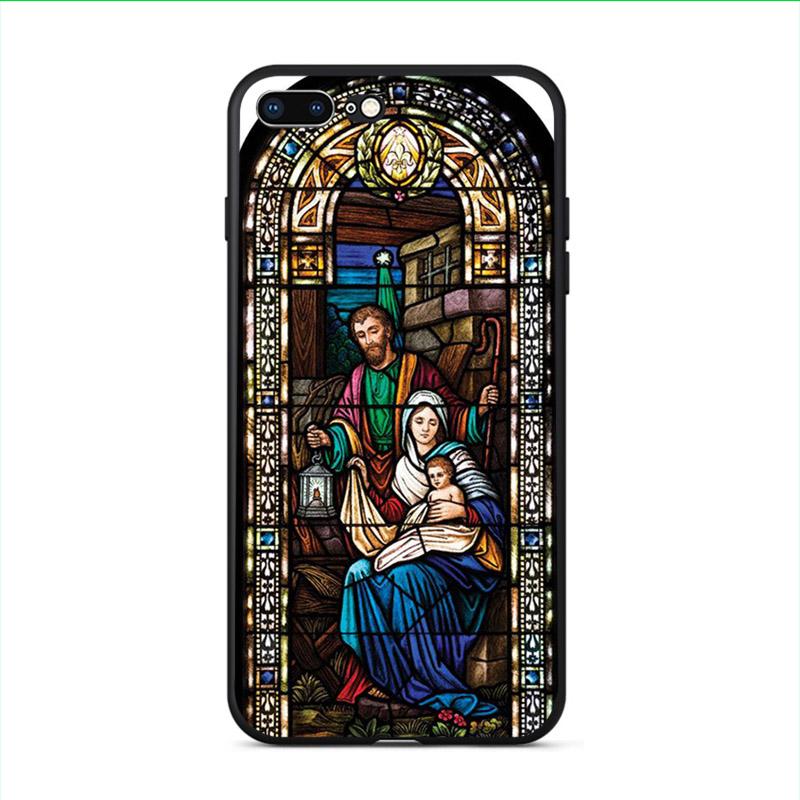 Уникальный чехол для телефона «Благословенная Дева Мария» для Iphone 11 pro X XS Max XR 7 8 Plus 5 5S SE 2020, персонализированный чехол из ТПУ с мягкой задней панелью