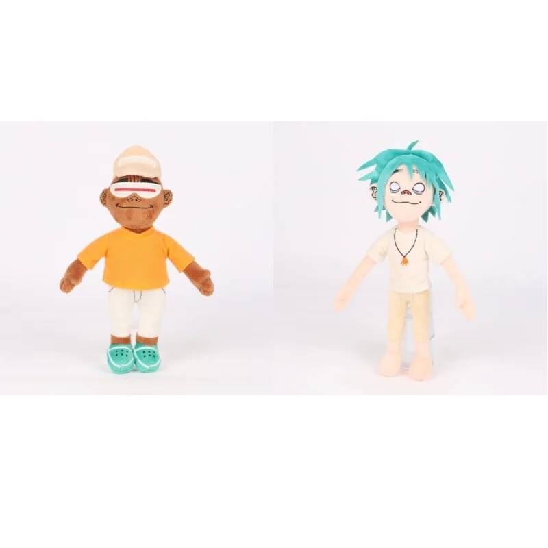 Cartoon Band Character Plush Toy 2D Style Soft Stuffed Doll Kids Birthday Gift