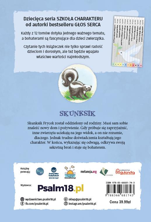 Skunksik i szkoła charakteru - janette oke