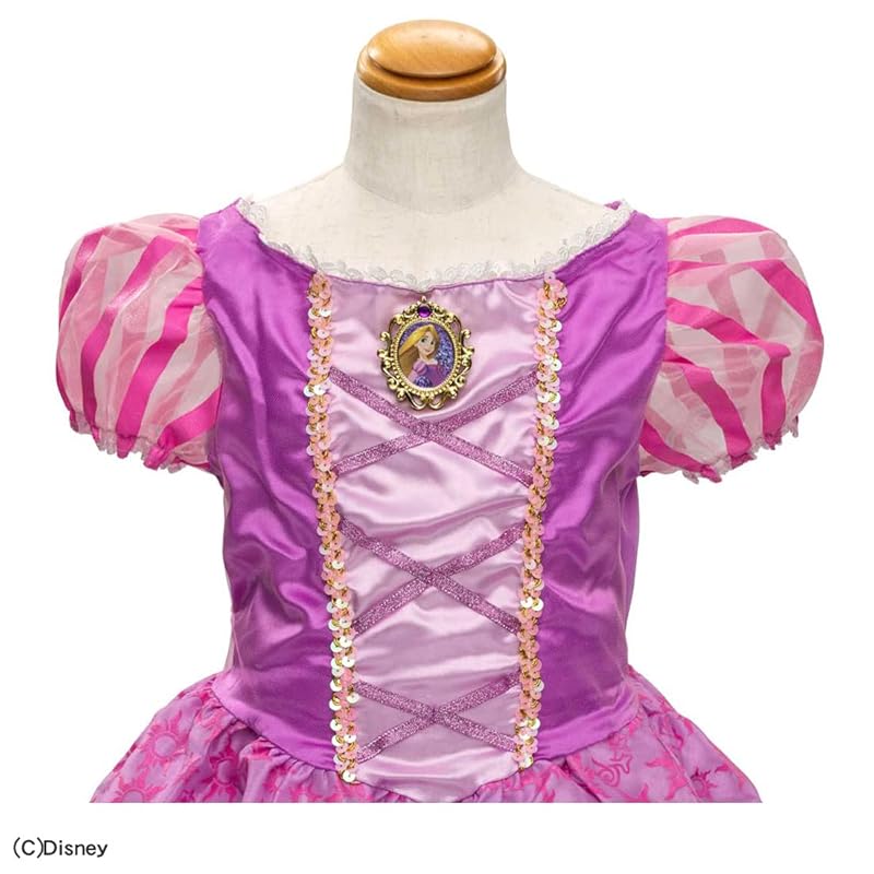 [Takara Tomy] [Оригинальный продукт, продаваемый внутри страны] Дисней принцесса Блестящее модное платье Рапунцель 100см-110см