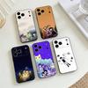 Классический чехол для телефона Omori для iPhone 17, 16, 15, 14, 13, 12, 11 X XR Plus, Других моделей Мягкий черный чехол