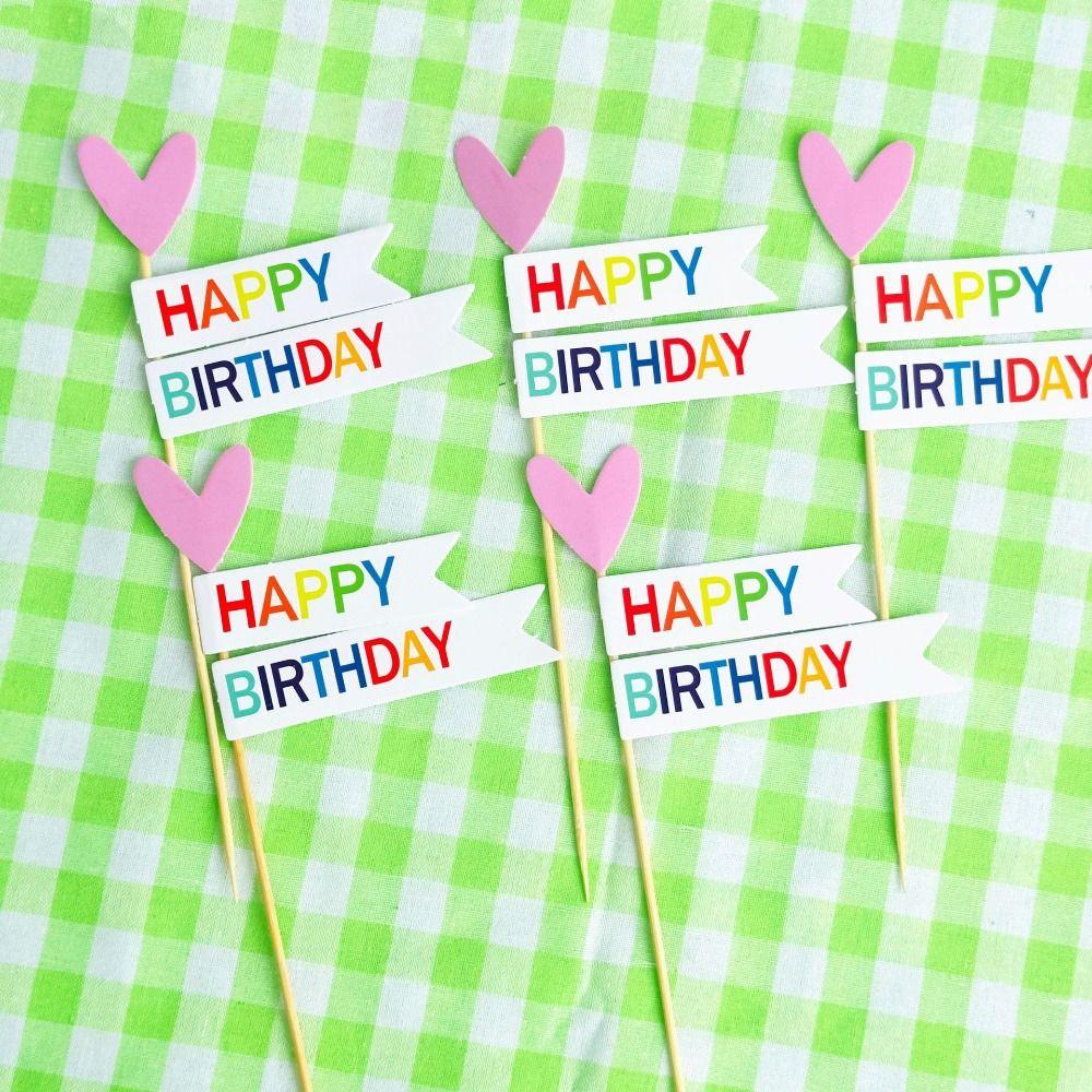 Милый Медведь Украшение для Торта С Днем Рождения Вставка для Торта на День Рождения Принадлежности для Вечеринки