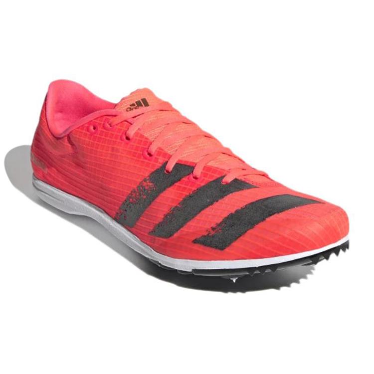 adidas Кроссовки для бега Distancestar с амортизацией и износостойкостью, мужские, красно-черные, EG6175